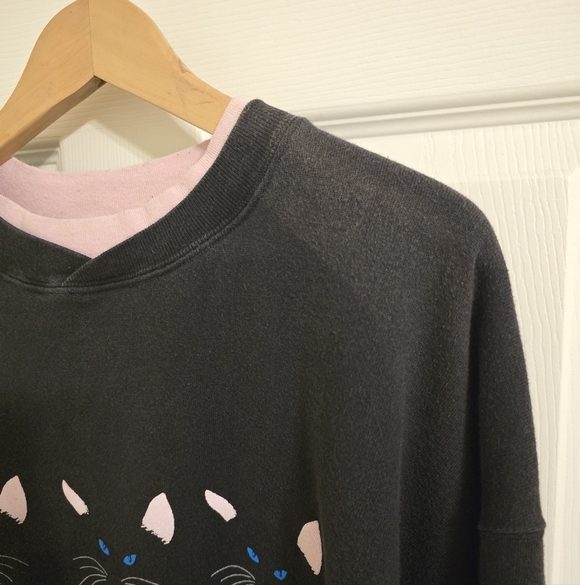 Vintage Black Cat Sweater - Picture 4 of 10